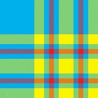 Plaid check pattern. Seamless fabric texture. Tartan textile print. vector