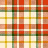 Seamless vector texture of fabric check tartan with a textile pattern plaid background.