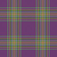Check tartan background of vector texture seamless with a plaid textile pattern fabric.
