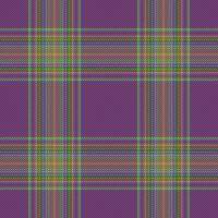 Check tartan background of vector texture seamless with a plaid textile pattern fabric.