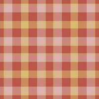 Plaid seamless pattern. Check fabric texture. Vector textile print.