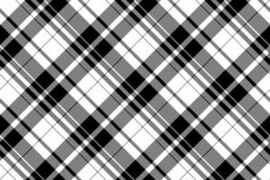 Seamless texture vector of fabric plaid pattern with a check textile tartan background.