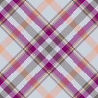 Plaid pattern vector. Check fabric texture. Seamless textile design for clothes, paper print. vector
