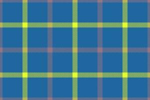 Plaid check texture of seamless textile vector with a background tartan pattern fabric.