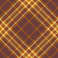 Background plaid textile of tartan fabric check with a texture vector seamless pattern.