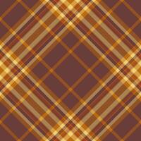 Background plaid textile of tartan fabric check with a texture vector seamless pattern.