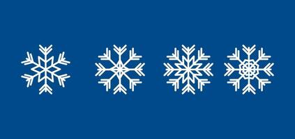 Snowflakes vector collection