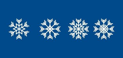 Snowflakes vector collection