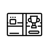 rewards card bank payment line icon vector illustration