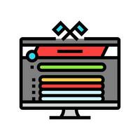 community game development color icon vector illustration