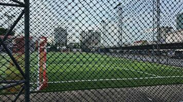 sport football soccer field game goal stadium competition grass net background ball play green team line match champion lawn playground outdoor kick leisure activity white arena turf equipment victory photo