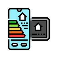 home automation efficient color icon vector illustration