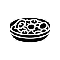 bouillabaisse french cuisine glyph icon vector illustration