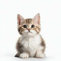 AI Generative Images - Cute Cat Studio Photography photo