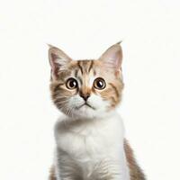 AI Generative Images - Cute Cat Studio Photography photo