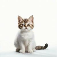 AI Generative Images - Cute Cat Studio Photography photo