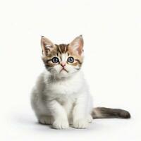 AI Generative Images - Cute Cat Studio Photography photo