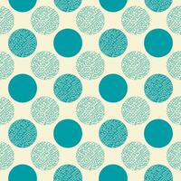 Hand drawn modern pattern with circles, dots, bubbles. Trendy vector seamless pattern. Minimalistic  concept. Perfect print for fabric, textile, wallpaper