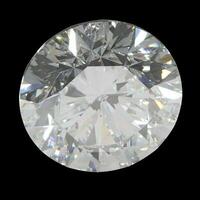 Beautiful Shiny Diamond in Brilliant Cut on Black Background - Diamond Backdrop, Crystal Background photo