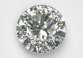Beautiful Shiny Diamond in Brilliant Cut - Diamond Background,- Crystal Background photo