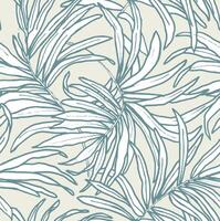 Seamless watercolor floral design with light background for textile prints. vector