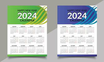 wall calendar design. vector