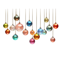 AI generated Christmas Ornament Lighting png