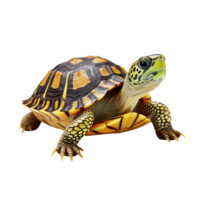 AI generated Cute baby turtle clip art png
