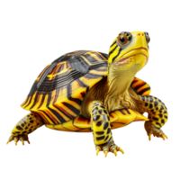 AI generated Cute baby turtle clip art png