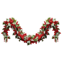 AI generated Christmas Garland Wreath png