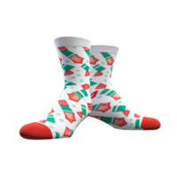 AI generated Christmas socks Color multicolor png
