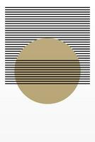 Abstract Poster, Mid Century Modern, Colorful Prints, Geometric Art Print vector