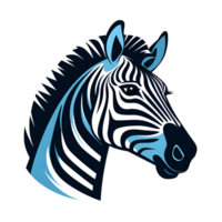 AI generated Cartoon Style Zebra Illustration No Background Perfect for Print on Demand Merchandise AI Generative png