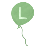 verde globo alfabeto png