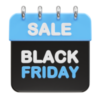 Black Friday sale 3d rendering icon illustration png