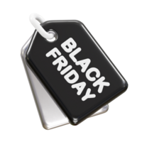 Black Friday sale 3d rendering icon illustration png