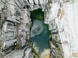 lago de valorora massa carrara toscana Italia aéreo ver foto