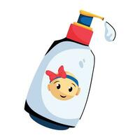 Trendy Infant Lotion vector