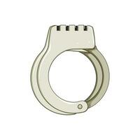 prison handcuffs cartoon vector illustration