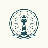 Navigate toward brilliance with our vector circle logo icon of a lighthouse. Symbolizing guidance and strength, it adds a beacon of distinction to your brand.