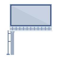 Outdoor Ad Boards Flat Icons vector