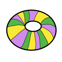 mardi gras Couleur gâteau png