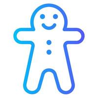 gingerbread gradient icon vector