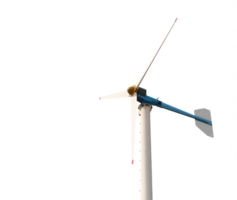 Wind Turbine on transparent background png file