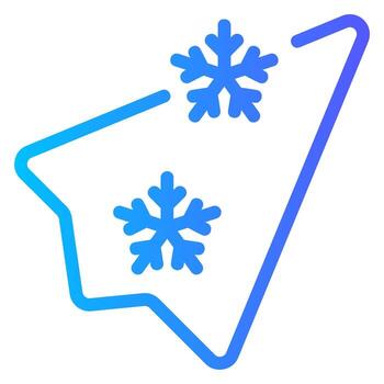 send gradient icon vector