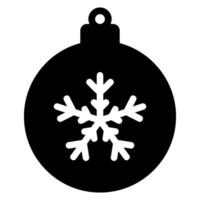 bauble glyph icon vector