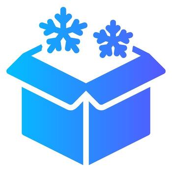 presente degradado icono vector