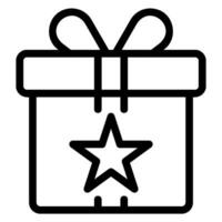 gift boxes line icon vector