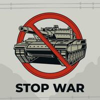 Vector illustration Stop the War. No war concept illustration background. Vector eps 10