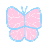 Pastel Butterfly Cartoon illustration Cute Butterflies Cute Animal Cute Sticker png
